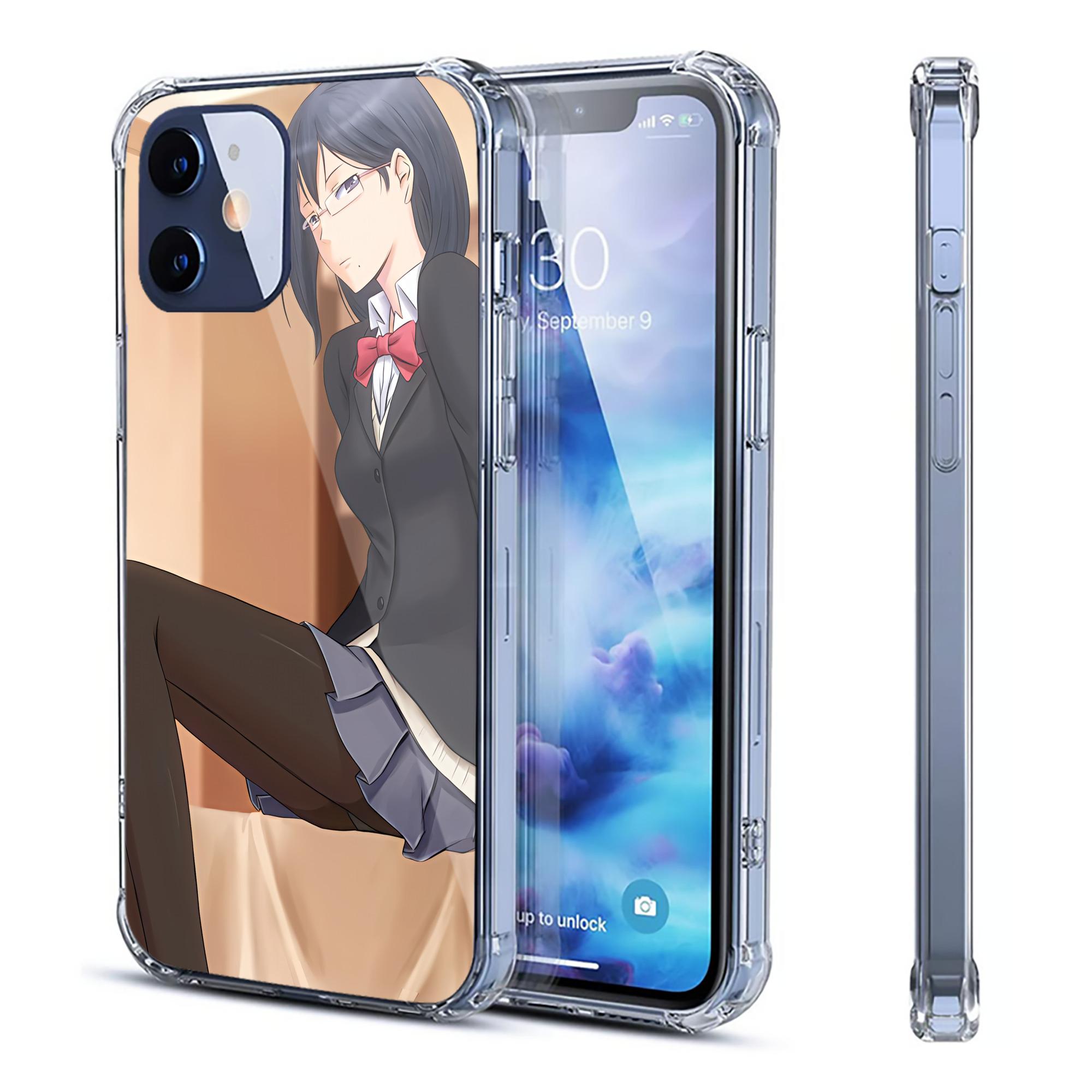 （画像用） ハイキュー!! Haikyu!! 【iPhone 12シリーズ対応】透明スマホケース（クリアソフトケース）